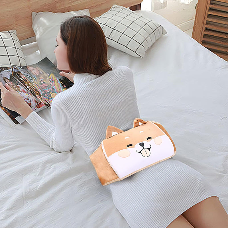 🎅Kerstuitverkoop 50% korting🔥Pluche navulbare warmwaterkruik met riem🎁