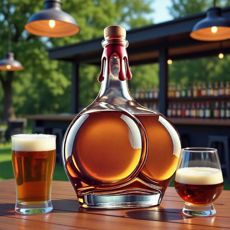 🥂Geef uw wijnproeverijen een speels tintje met deze leuke fles.