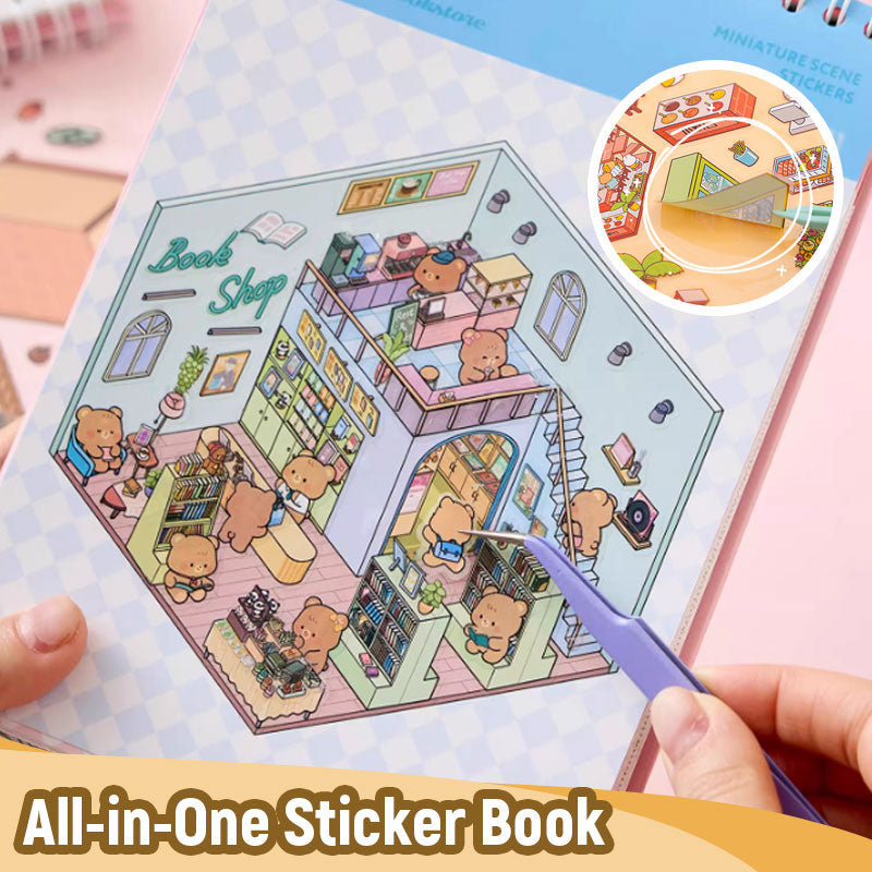 🌟Creativiteit ontmoet spel🎨 Stressverlichtende handgemaakte scènesticker