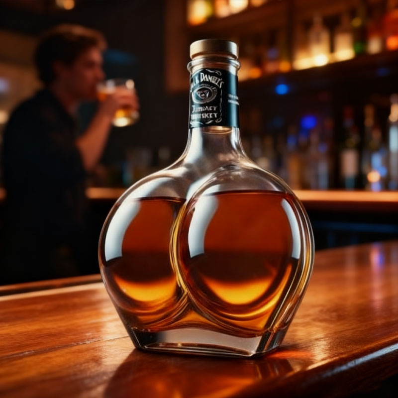 🥂Geef uw wijnproeverijen een speels tintje met deze leuke fles.