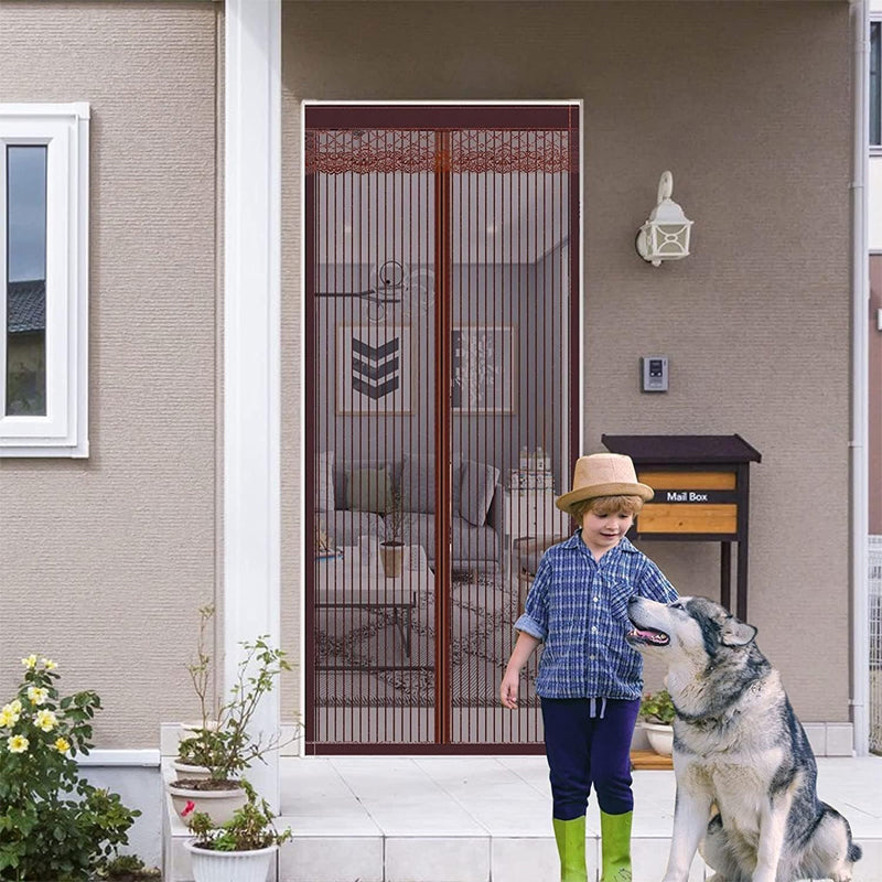 🦟 Houd ongedierte buiten – binnen 2 minuten geïnstalleerd! De magnetische gaasdeurgordijn! 🚪 Loop zo naar binnen – hij sluit automatisch vanzelf! ✨