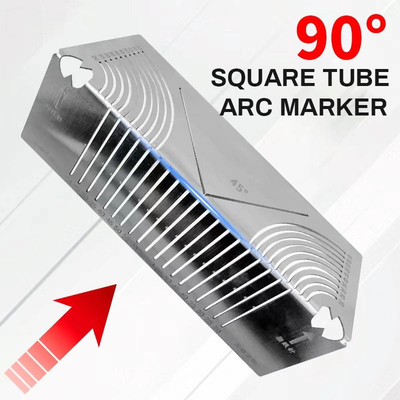 🔥📏Hot Selling | Multifunctionele ronde hoek tekenliniaal