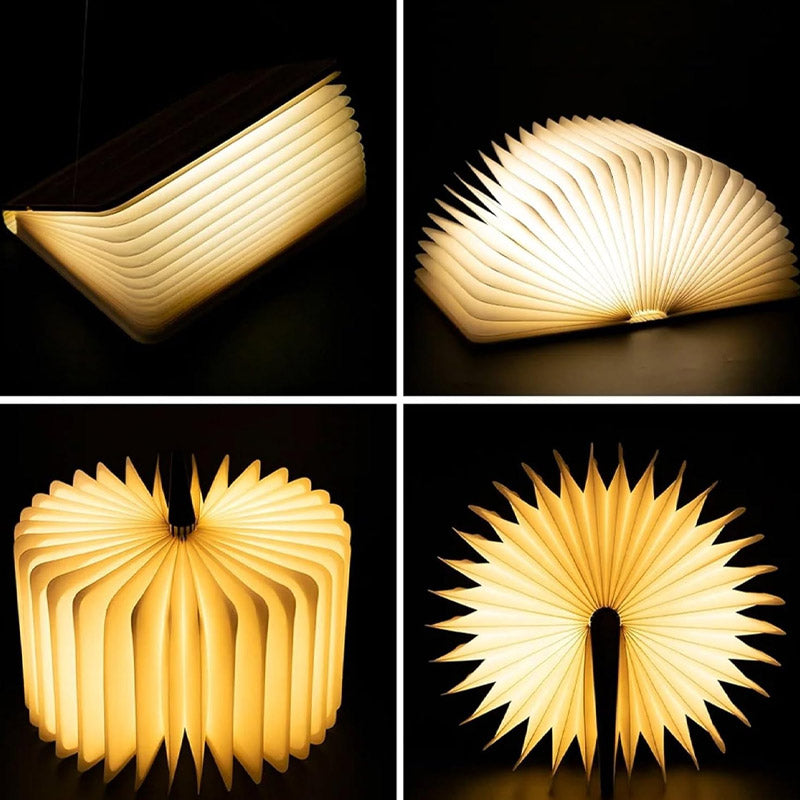 📖 Pagina-omslaand nachtlampje - een creatieve verlichtingservaring als een boek, drie kleuren instelbaar! 💡