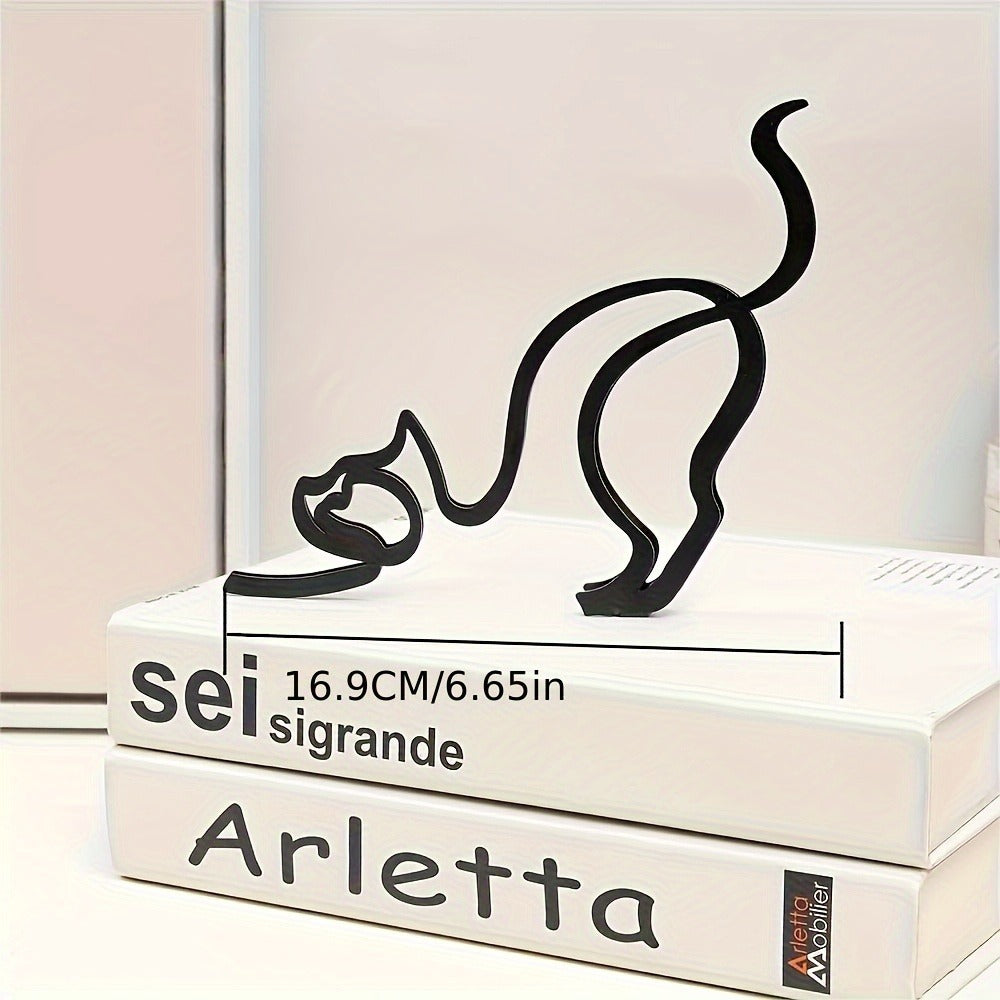 🔥Creatieve huisdierbeeldjes 2026✨ Minimalistische hondendecoratie met ijzeren lijnen