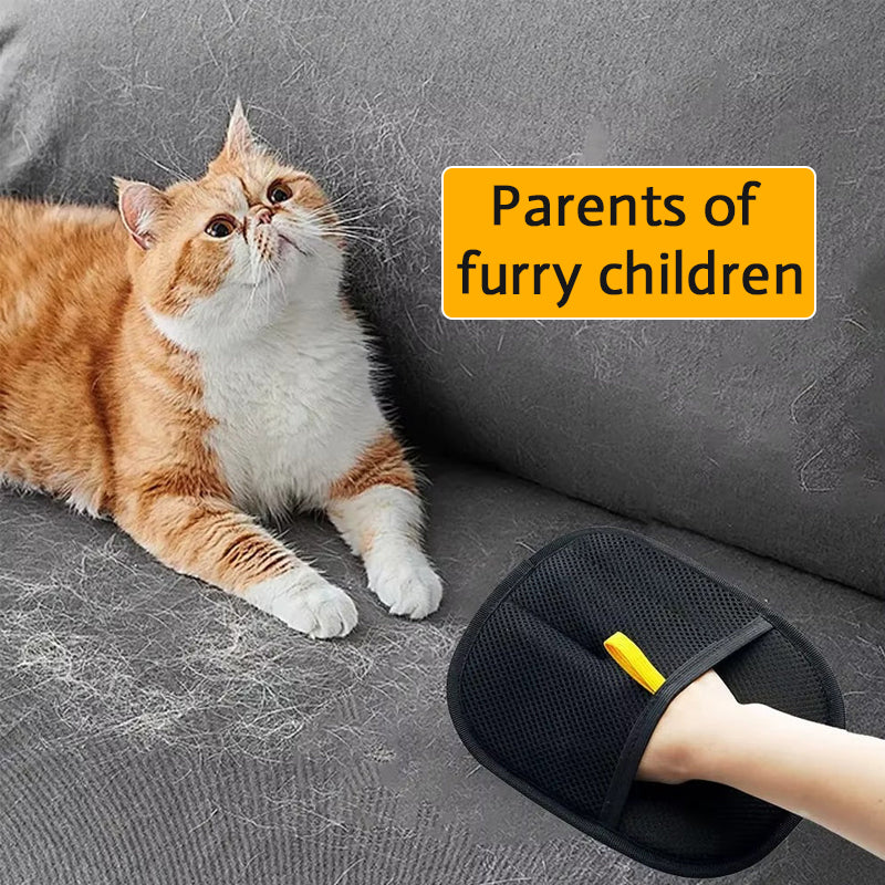 🐾 Handschoen voor het verwijderen van kattenhaa