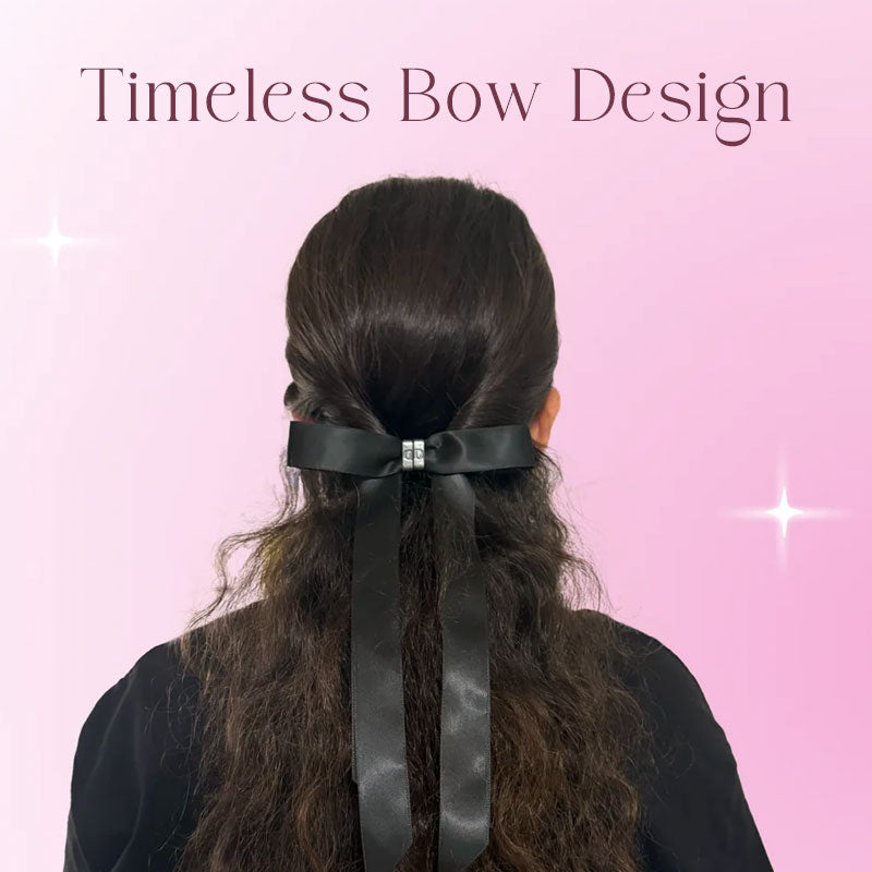 🔥 Laatste dag! 49% korting – Elegante magnetische haarclip met strik ✨