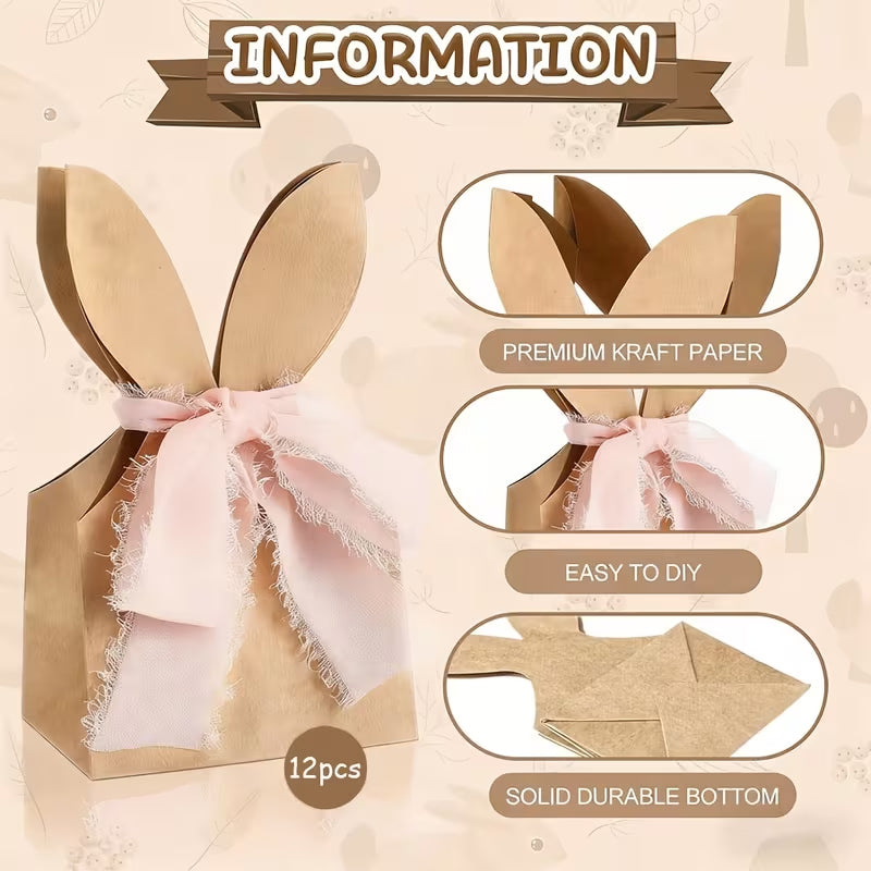 🐰Versier Je Pasen: Maak Je Eigen Paashaaszakjes met Onze DIY Kit! 🐰🌷