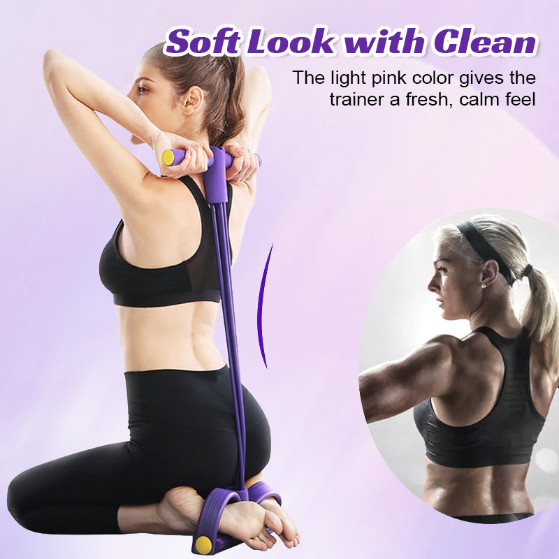 🏃‍♀️ Effectieve weerstandstrainer voor buikspieren en benen – Thuisworkout voor core en figuur 🧘‍♀️