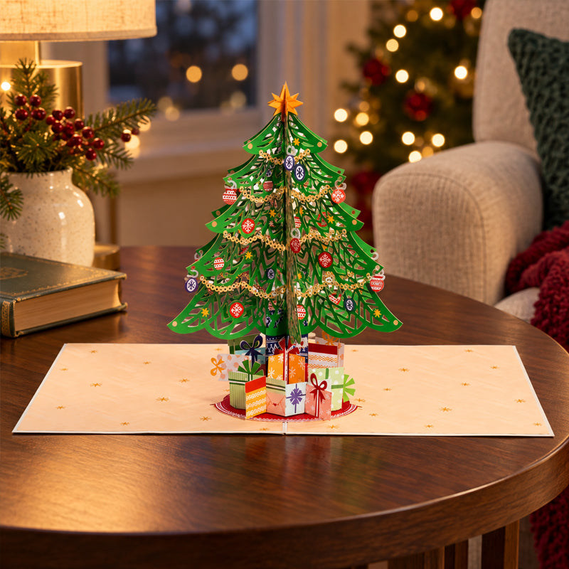 🎄 3D Pop-up Kerstboom Wenskaart