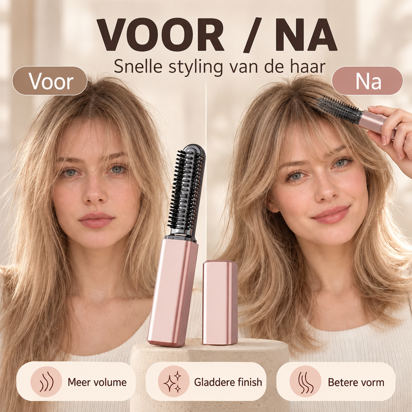 💇‍♀️ Mini draagbare elektrische krultang voor pony