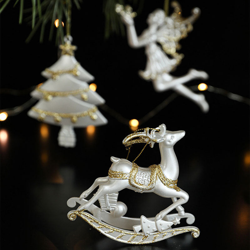 🎄🎁Kerstmis goudpoeder decoratieve ornamenten🏠