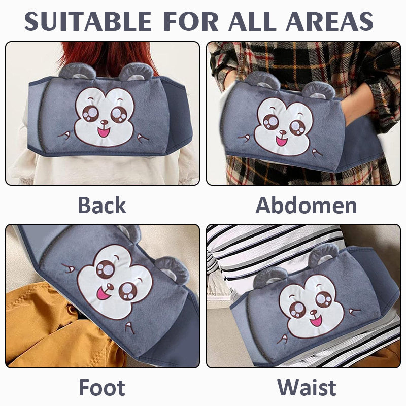 🎅Kerstuitverkoop 50% korting🔥Pluche navulbare warmwaterkruik met riem🎁