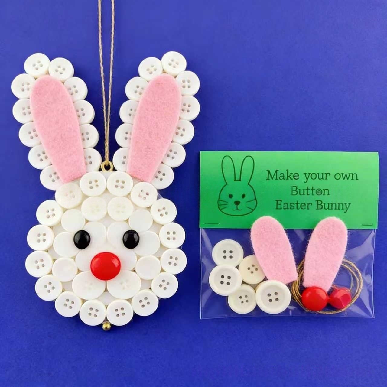 🐰🎨 DIY Paasknophangers – Leuk, makkelijk en perfect voor alle leeftijden! 🥕