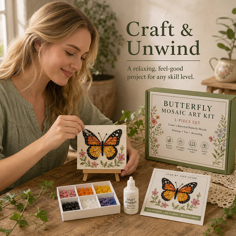 🌻🏡 Zelfmaak Mozaïek Kit voor Cottage Tuin – Maak jouw eigen meesterwerk