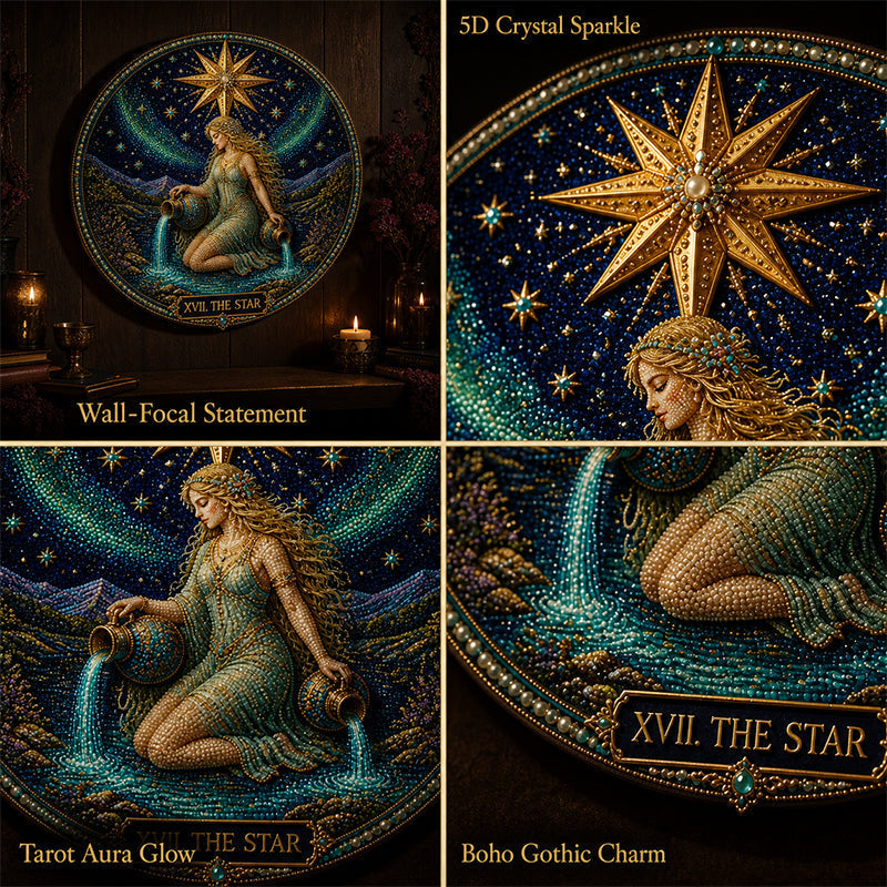 🧘‍♀️ Vind Jouw Heilige Licht: Grote Arcana Tarot Diamantkunst 🌘