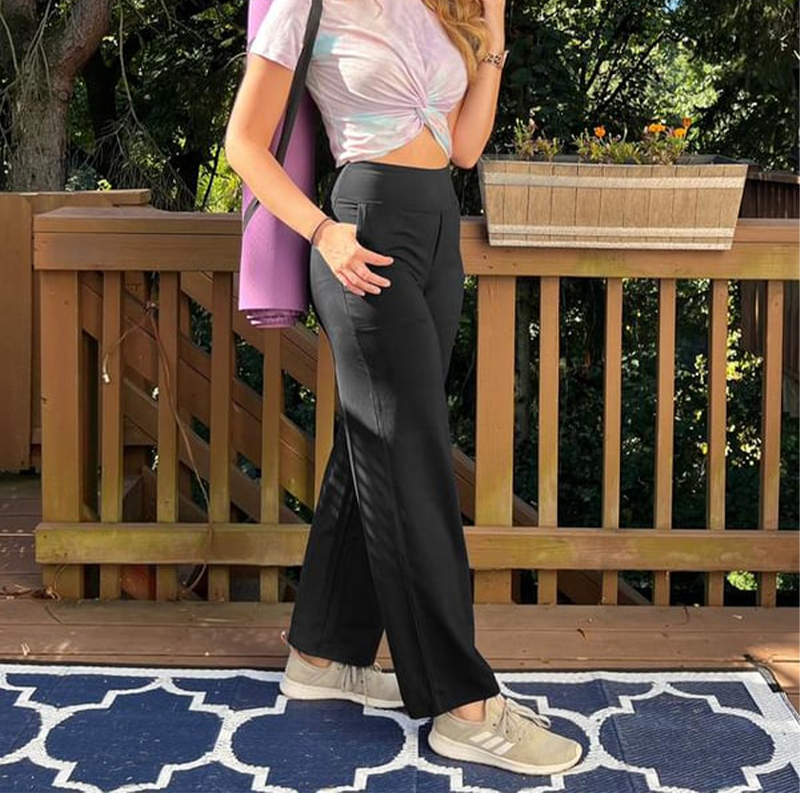 🔥Losse, hooggetailleerde businessbroek met een informele tailleband