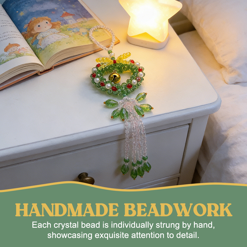 💖Veel geluk in je auto | 🌈Autohanger met kristallen kralen 🪷🛣️