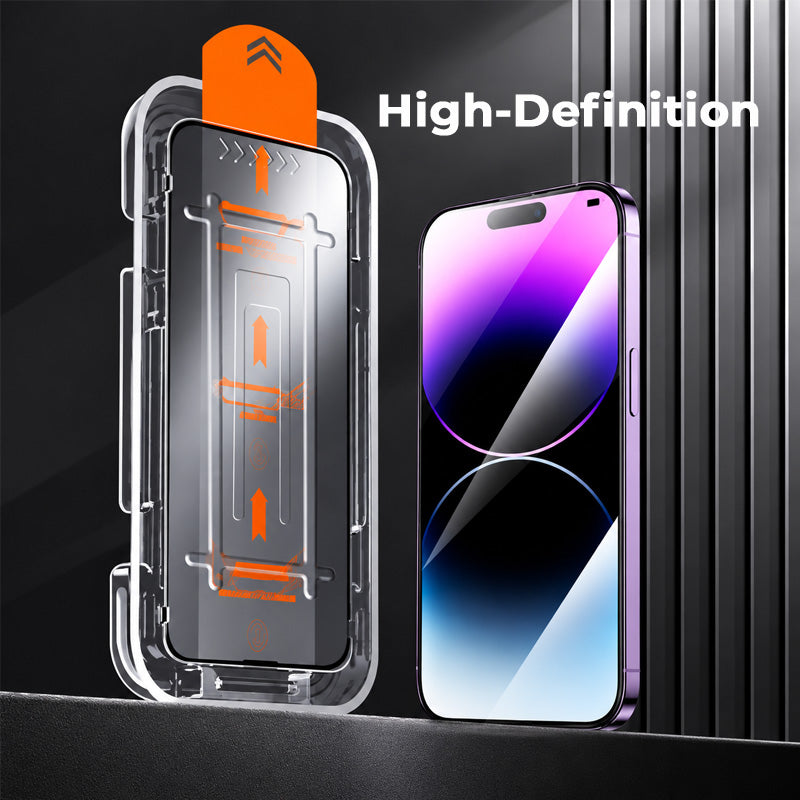 3 stuks 🛡️ Rood Glinsterend Privacy-temperglas (gehard glas) voor iPhone ✨
