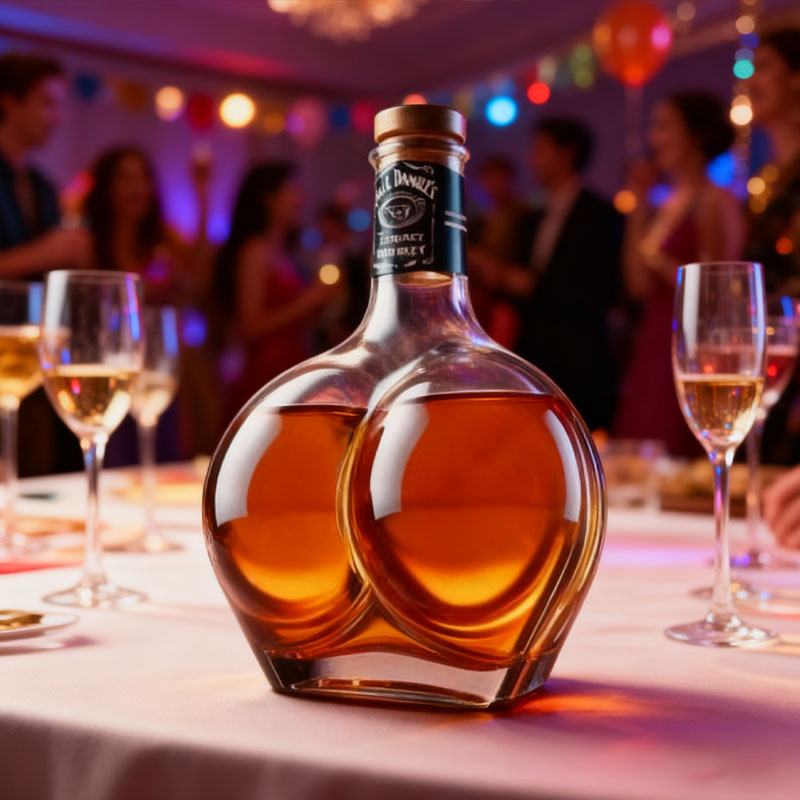🥂Geef uw wijnproeverijen een speels tintje met deze leuke fles.