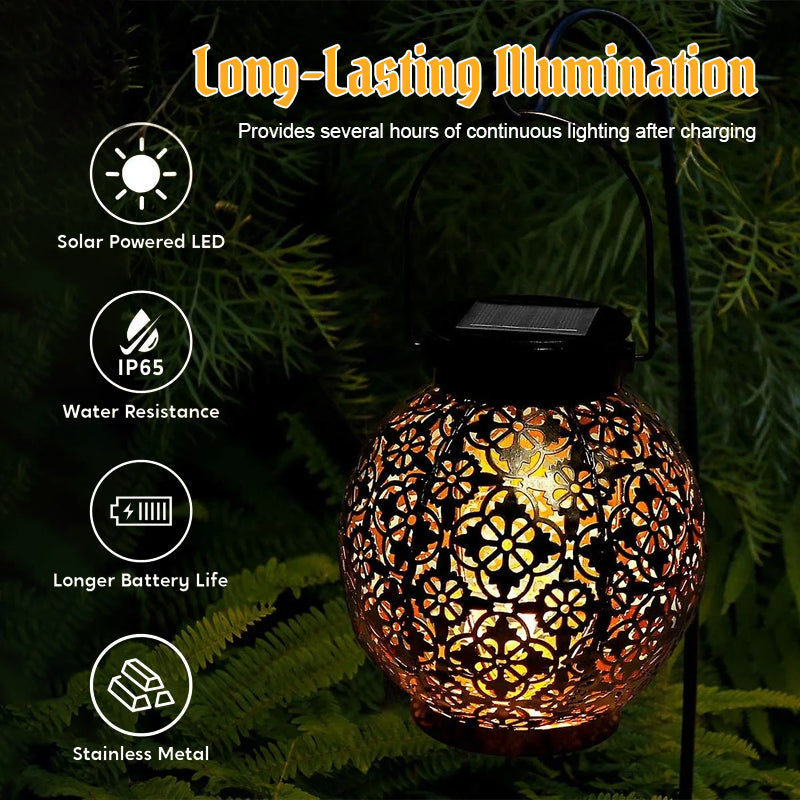 ✨ Verander je achtertuin in een magisch wonderland! 🌙 Solar Holle Patroonverlichting 🏮