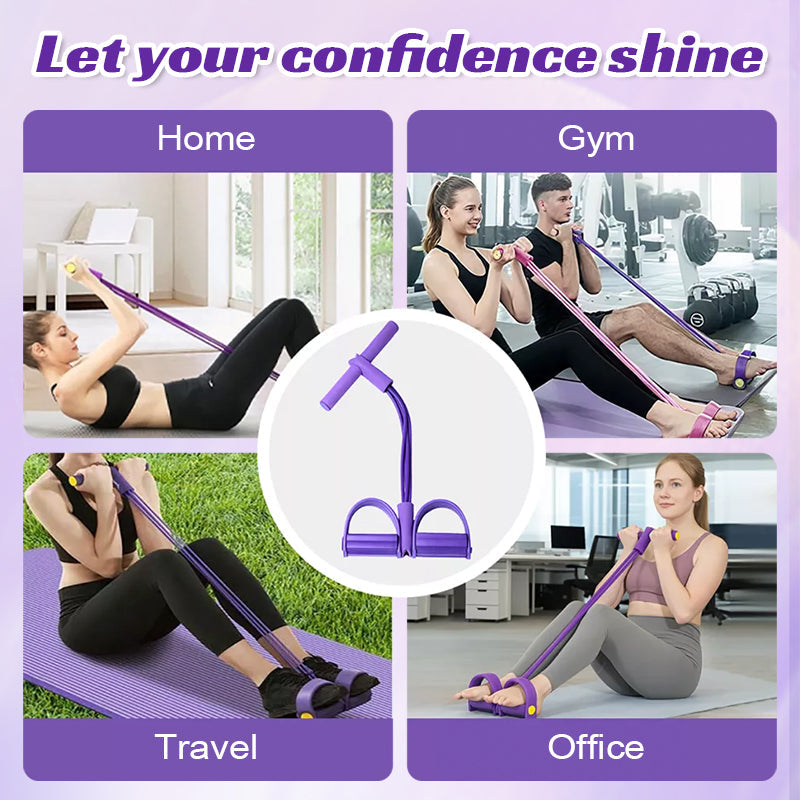 🏃‍♀️ Effectieve weerstandstrainer voor buikspieren en benen – Thuisworkout voor core en figuur 🧘‍♀️