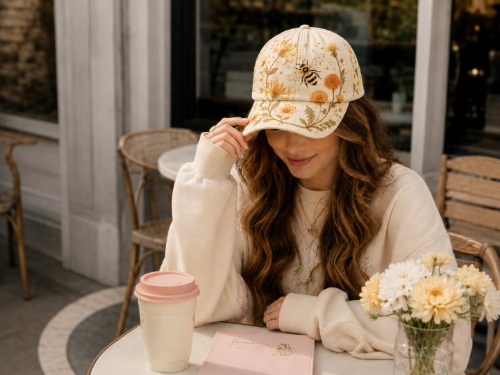🌸🌿 Tuinochtend honkbalpet: zachte zon en dagelijks comfort! ☀️🌱🧢