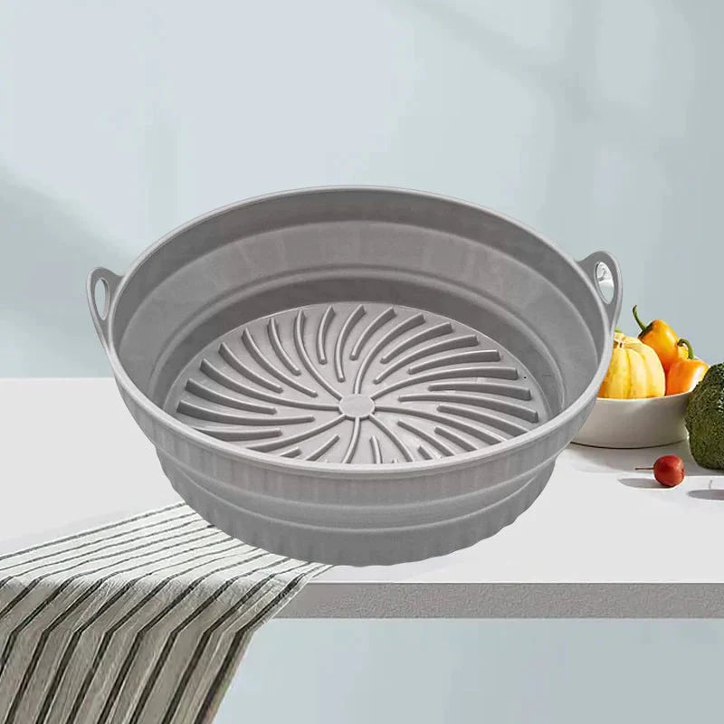 ❤️ Hoge temperatuurbestendigheid| Airfryer grillpan van siliconen