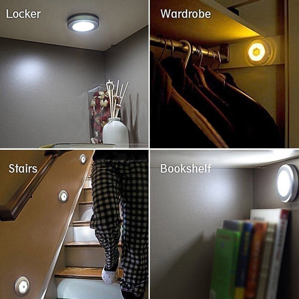 💡 USB-oplaadbaar LED-nachtlampje met bewegingssensor – 5 modi voor gang, trap en slaapkamer