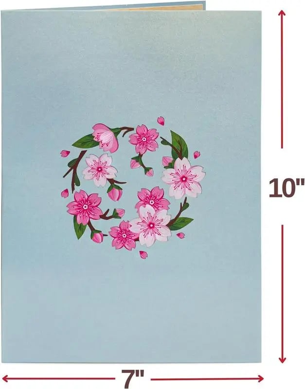 2-in-1 cadeau en decoratie voor elk moment 🌸 3D bloemenboeket pop-upkaart