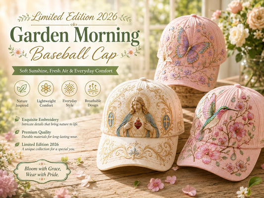 🌸🌿 Tuinochtend honkbalpet: zachte zon en dagelijks comfort! ☀️🌱🧢
