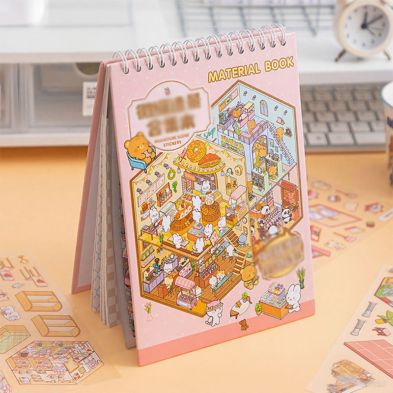 🌟Creativiteit ontmoet spel🎨 Stressverlichtende handgemaakte scènesticker