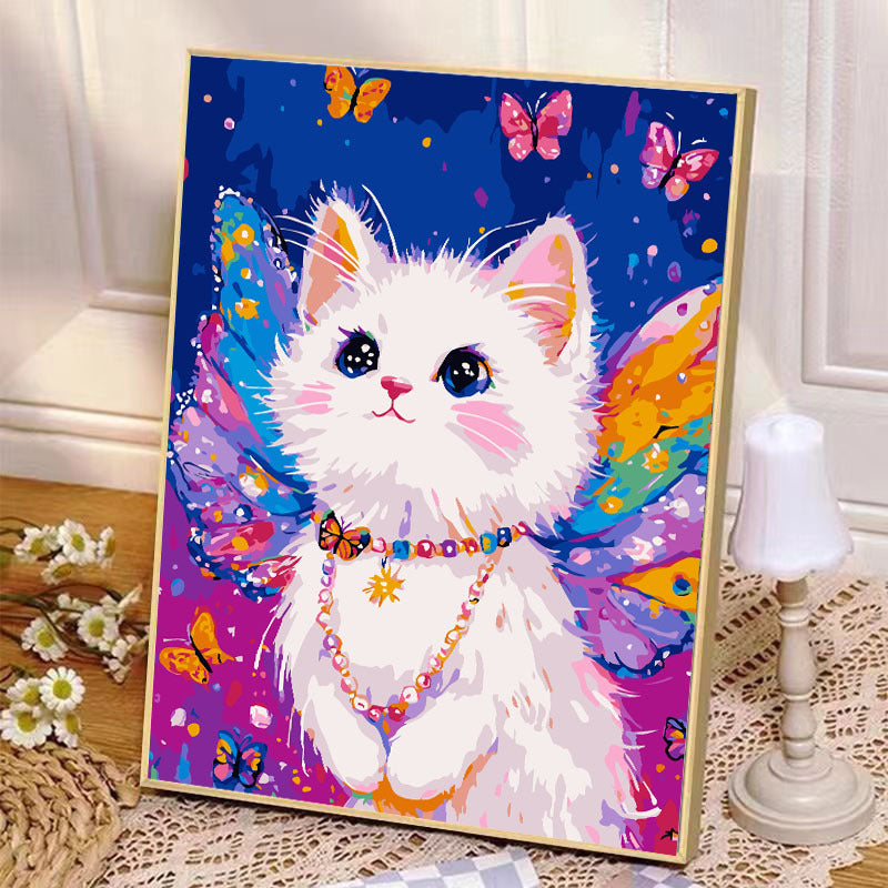 🎨 DIY Schilderen op Nummer – Ingelijste decoratiekunst | Inclusief gratis penselen en verf 🖌️