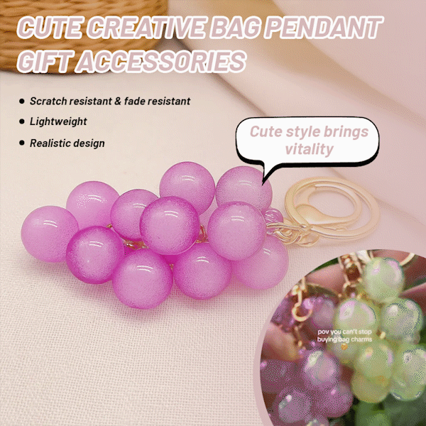 🍇 Leuke en stijlvolle tasbedeltjes voor elke dag! 🎒✨