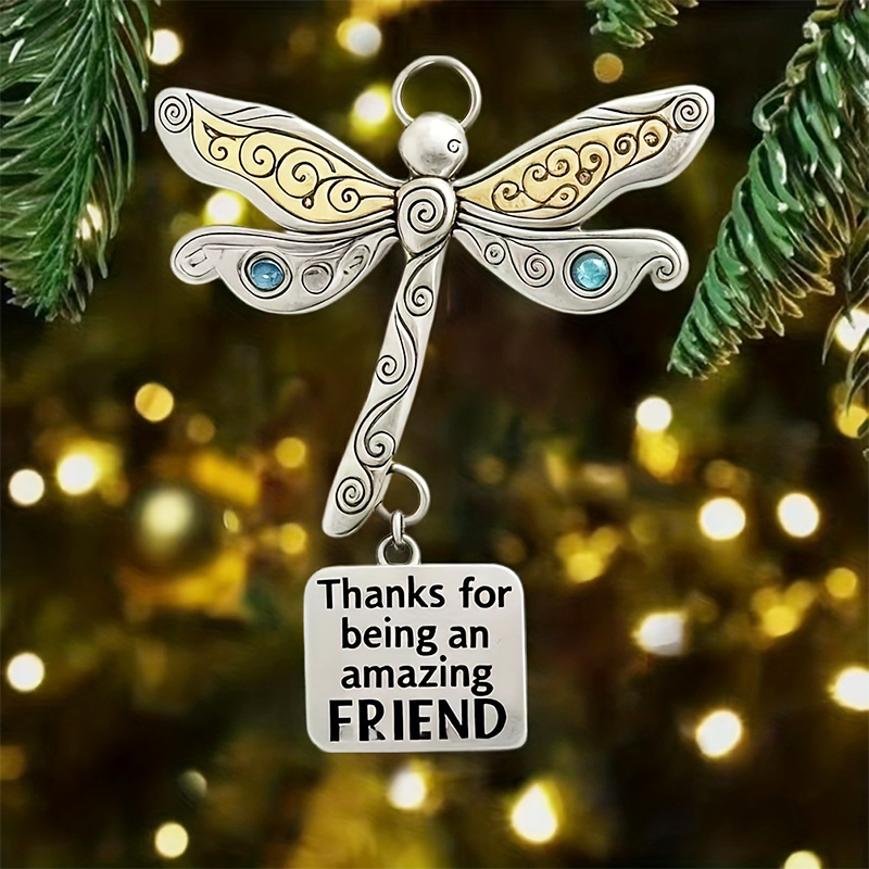 ❤️ Vriendschapshanger met libelle en een hartverwarmende quote -🌟 Een perfect cadeau voor een vriend(in)