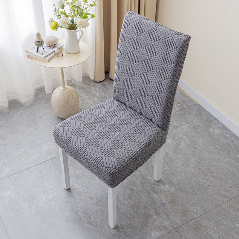 🪑 Elastische stoelhoes voor aan de eettafel met een zachte bubbelstructuur