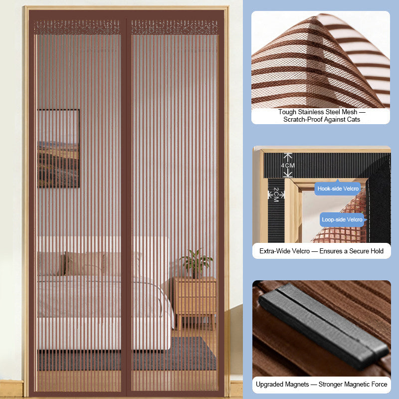 🦟 Houd ongedierte buiten – binnen 2 minuten geïnstalleerd! De magnetische gaasdeurgordijn! 🚪 Loop zo naar binnen – hij sluit automatisch vanzelf! ✨