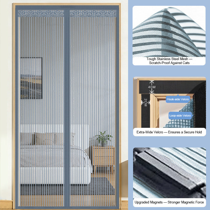 🦟 Houd ongedierte buiten – binnen 2 minuten geïnstalleerd! De magnetische gaasdeurgordijn! 🚪 Loop zo naar binnen – hij sluit automatisch vanzelf! ✨