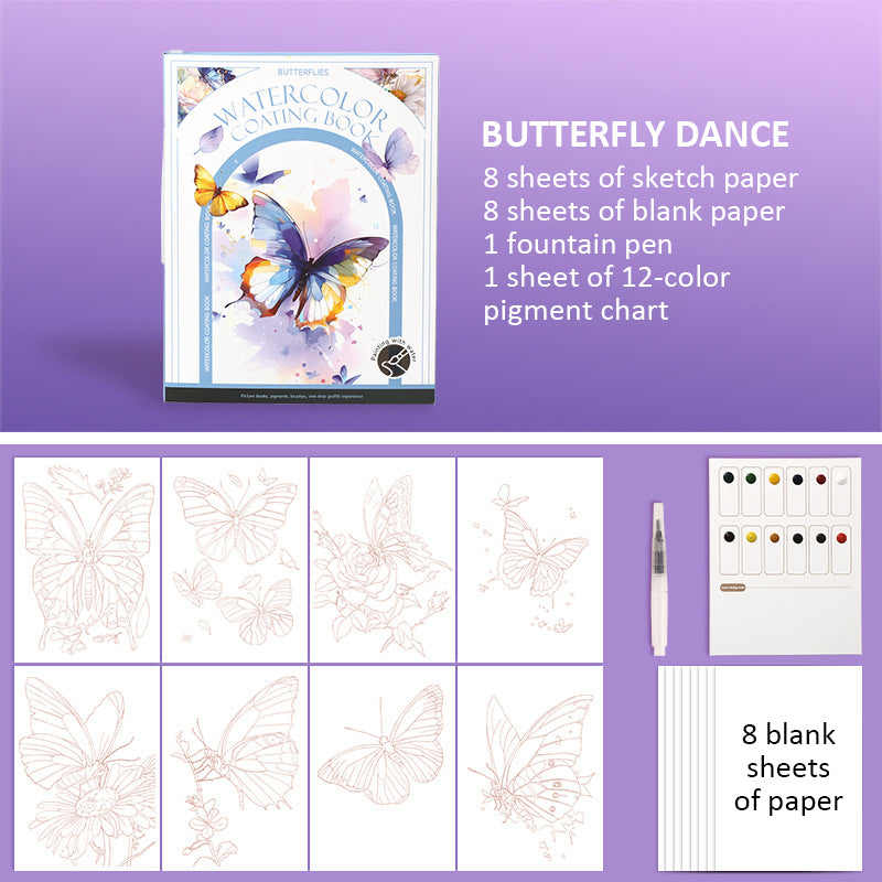 🔥Het populairste schilderij van deze maand | Draagbaar aquarel schetsboek