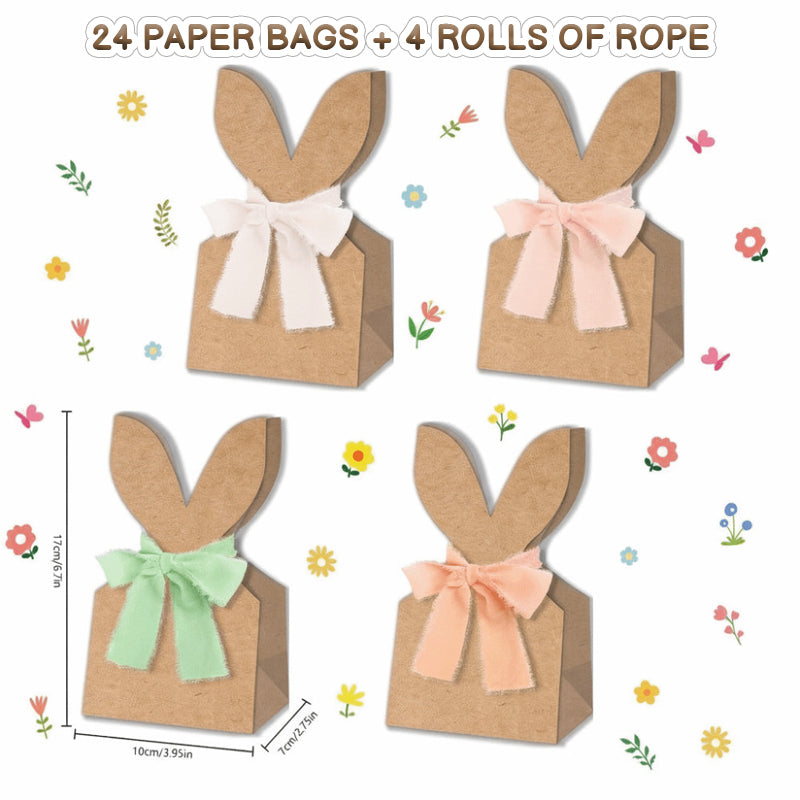 🐰Versier Je Pasen: Maak Je Eigen Paashaaszakjes met Onze DIY Kit! 🐰🌷