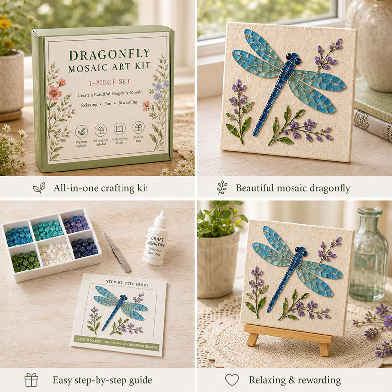 🌻🏡 Zelfmaak Mozaïek Kit voor Cottage Tuin – Maak jouw eigen meesterwerk