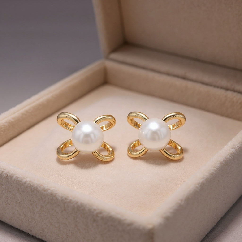 ❤️ ✨Koop 1 en krijg 1 gratis🔥Elegante dames sjaal met parel- en bloemenmotief en ringcli