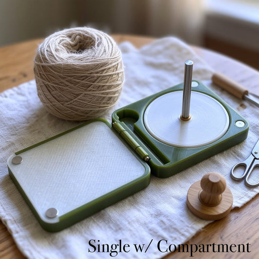 🧶 Draagbare garenhouder voor haken en breien