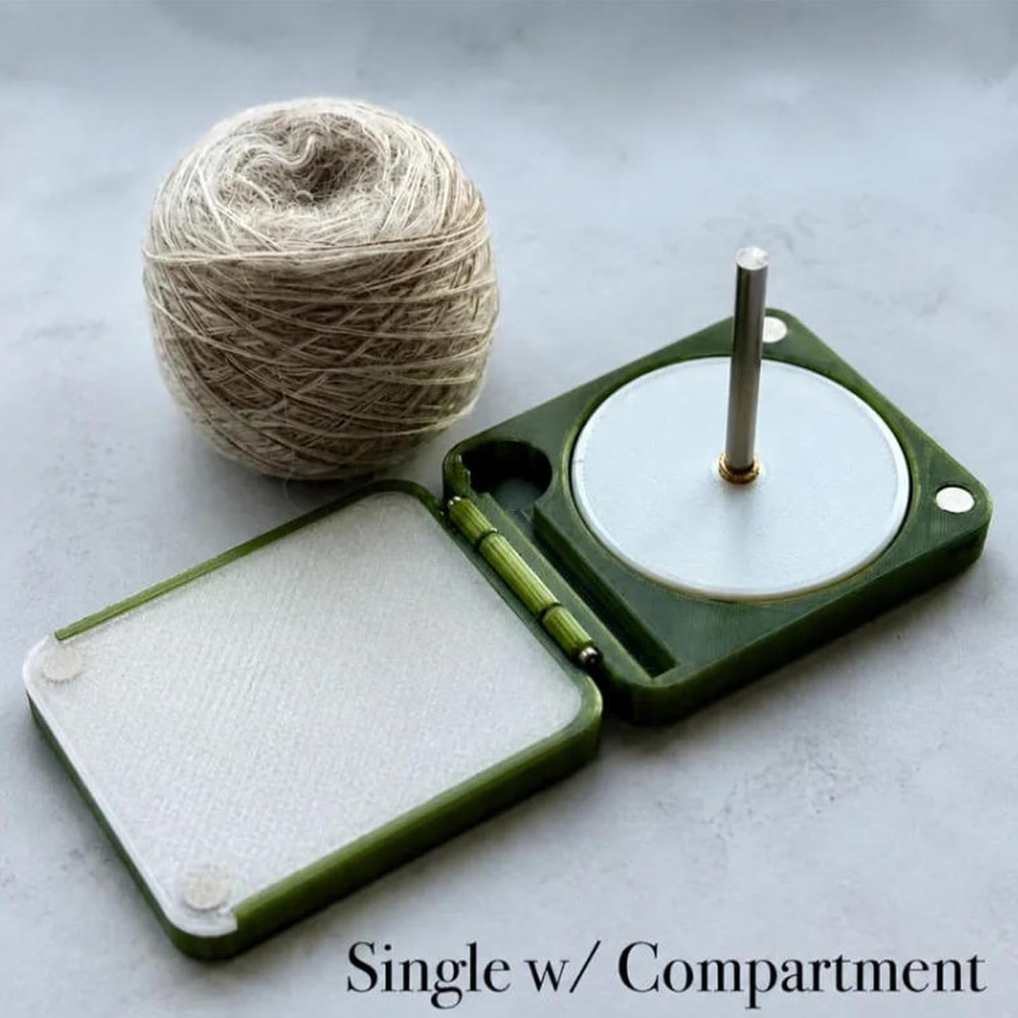 🧶 Draagbare garenhouder voor haken en breien