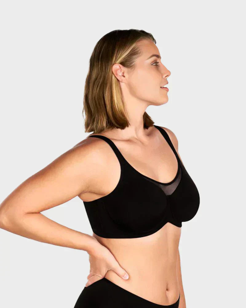 🎁 Laatste dag: Koop 1 krijg 3🔥💐Elegante doorschijnende full-cup plus-size beha voor dames 👍Verhelp verslapping van de borsten voorgoed