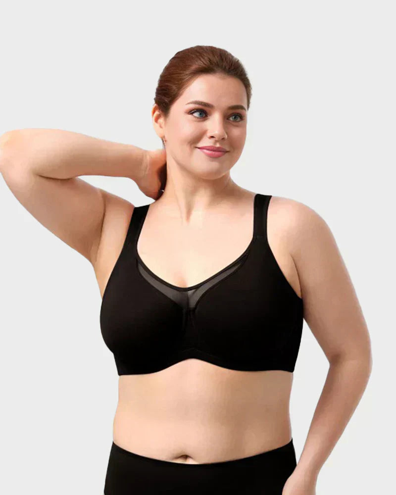 🎁 Laatste dag: Koop 1 krijg 3🔥💐Elegante doorschijnende full-cup plus-size beha voor dames 👍Verhelp verslapping van de borsten voorgoed