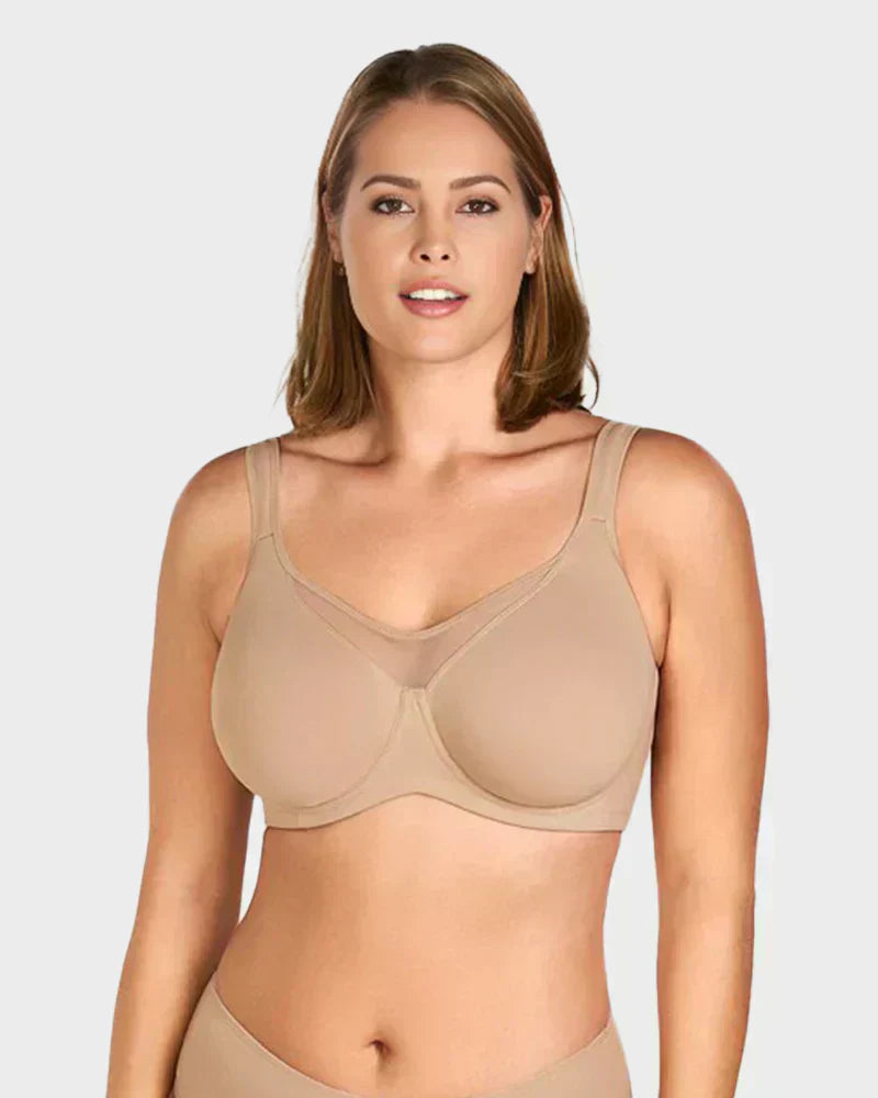 🎁 Laatste dag: Koop 1 krijg 3🔥💐Elegante doorschijnende full-cup plus-size beha voor dames 👍Verhelp verslapping van de borsten voorgoed