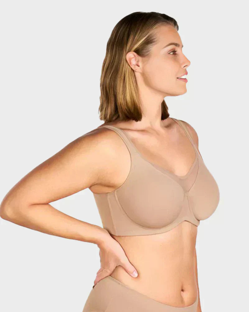 🎁 Laatste dag: Koop 1 krijg 3🔥💐Elegante doorschijnende full-cup plus-size beha voor dames 👍Verhelp verslapping van de borsten voorgoed