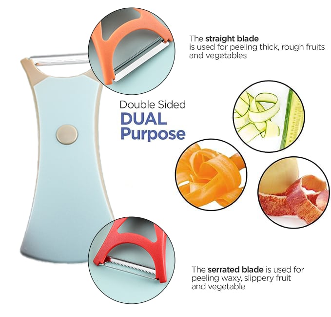 🔥Populair product van 2026 | 🥒2-in-1 dunschiller en rasp