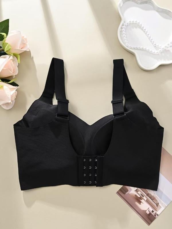 🎁Voorjaars Hot Sale 49% UIT - Geribbelde Push Up Verstelbare Draadloze BH voor Vrouwen