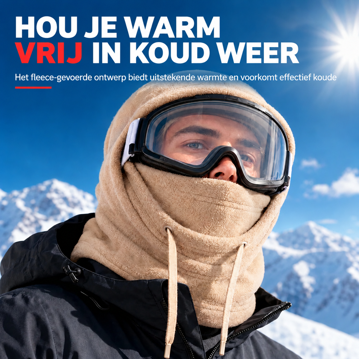 🧢 Warme winter balaclava – Winddicht & Ademend voor wintersport & dagelijks gebruik ✨